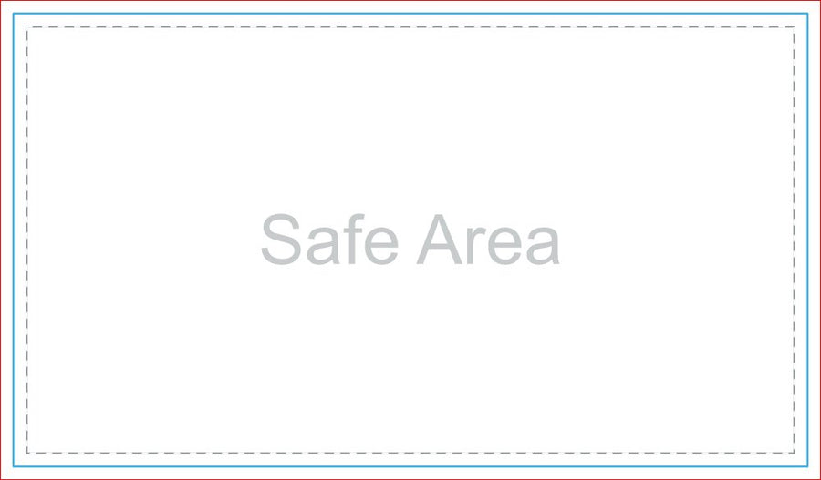 Template preview – 2" x 3.5" - Standard Business Cards