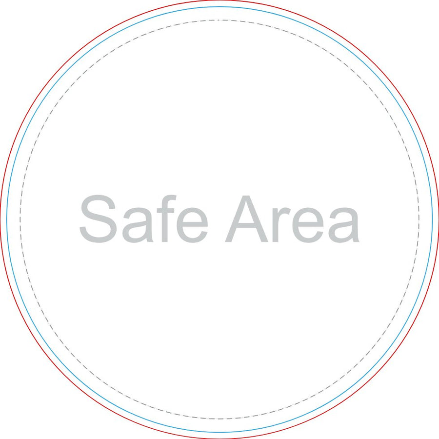 Template preview – 3.5" x 3.5" - Circle Stickers